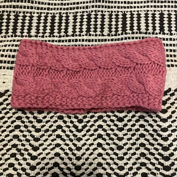 Pink knit Headband New - Picture 2 of 4